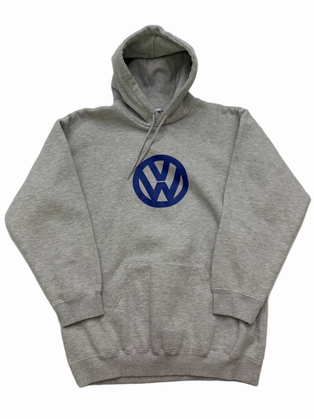 Volkswagen Pullover Hoodie Sweatshirt Gray Purple Graphic Logo Adult Unisex Med